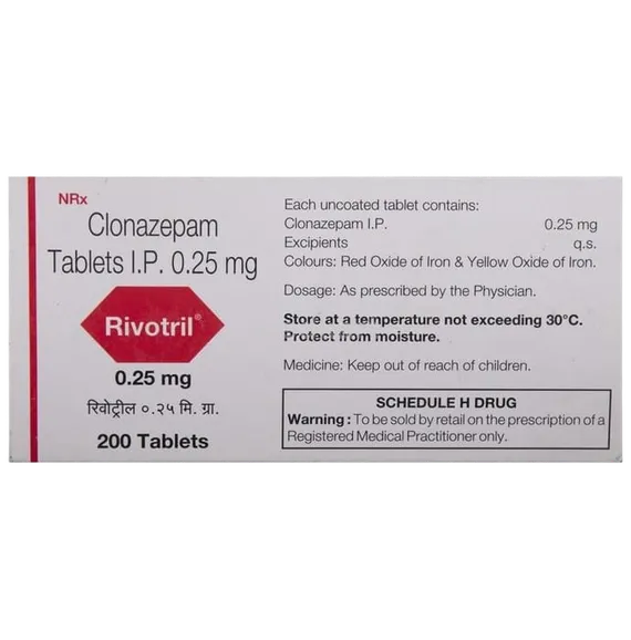 rivotril 0.25mg tablet 10's